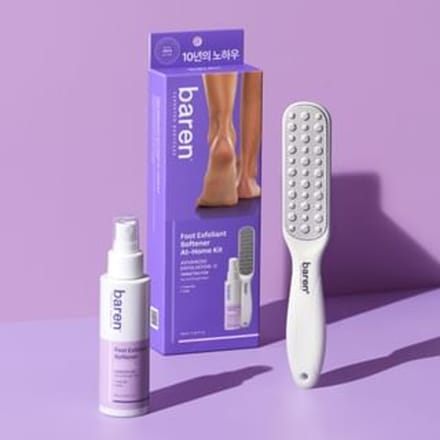 baren Voet Exfoliant Verzachter Thuis Kit (2 opties) Mist 120ml+foot file