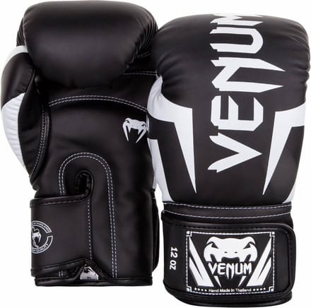 Venum Elite Bokshandschoenen – Zwart/Wit – 16 oz