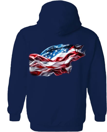 American Flag The Coloured House Hoodie M