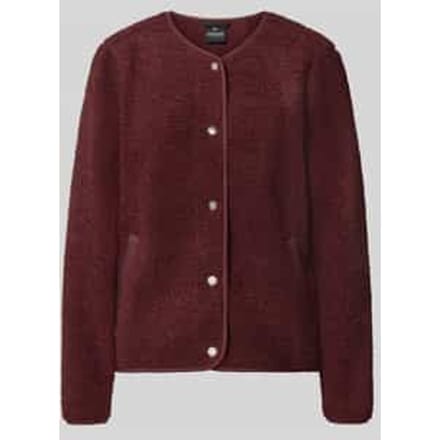 Regular fit jack met structuurpatroon model 'Selma'