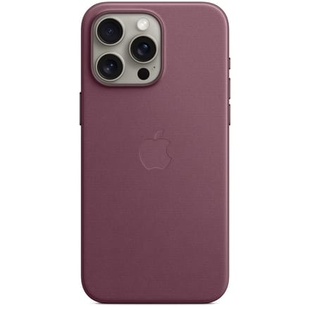 Apple FineWoven Case with MagSafe geschikt voor iPhone 15 Pro Max - Mulberry