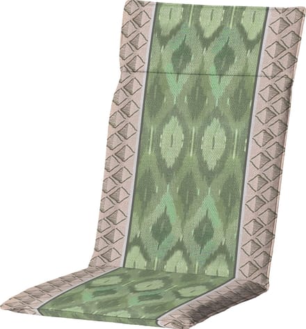 Madison - Hoge rug - Ikatin green - 120x50 - Groen