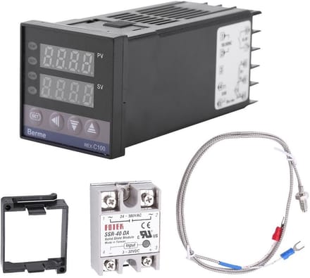 OmGoods - Dailygoody - Digitale Thermostaat REX-C100 - PID Temperatuurcontroller met LED Display tot 1300°C