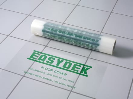 Easydek afdekfolie 900mm x 60m 100mu Transparant