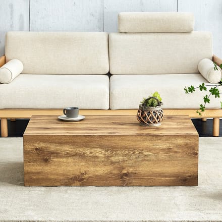 MODFU Salontafel - Rechthoekig - Minimalistisch - Modern - MDF - Houtlook - 90 X 50 X 30 Cm