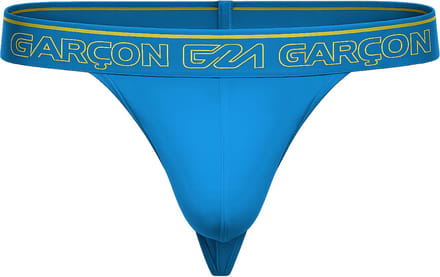 Garçon Thong Blue - MAAT L - Heren Ondergoed - String voor Man - Mannen Thong