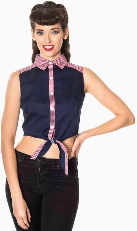 Dancing Days - J'ADORE Blouse - M - Blauw