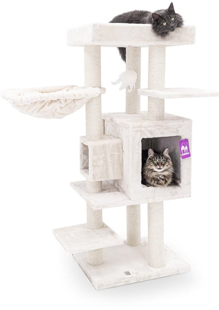 Petrebels Cleopatra 134 krabpaal - Creme - 134cm - design - stabiel