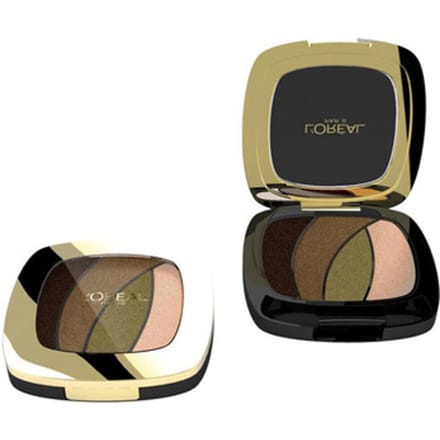 L'Oréal Paris Make-Up Designer Color Riche Les Ombres Quad - S6 Jungle Jade - Brown - Oogschaduw