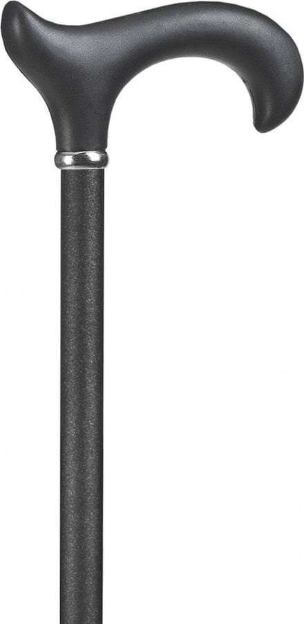 Wandelstok Able2 soft derby handvat zwart