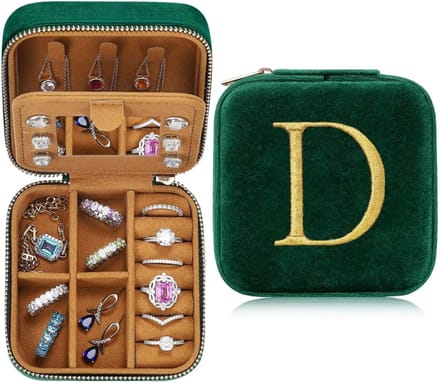 Sieradendoosje met Initialen - Luxe Organizer voor Sieraden en Geschenken