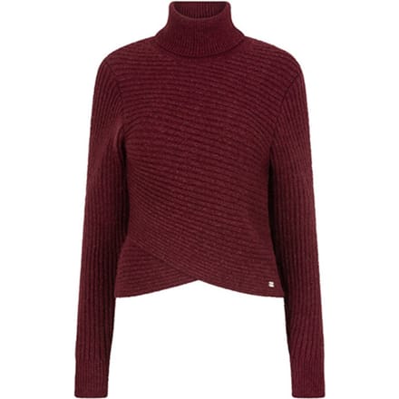 Lofty Manner Trui Sweater Katja Burgundy Red Dames Maat - S