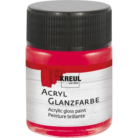 KREUL Acrylglansverf, 50 ml - Donderrood