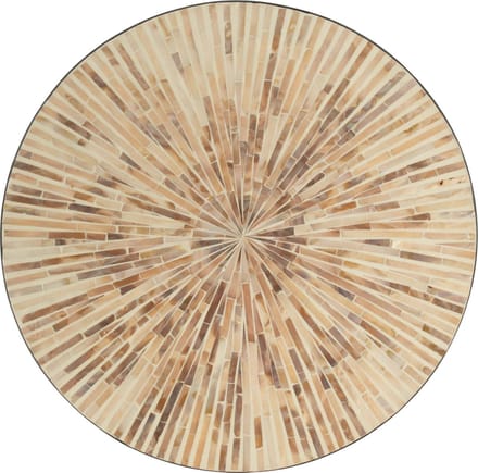 J-Line plateau Nuye Rond - dienblad - karton - beige