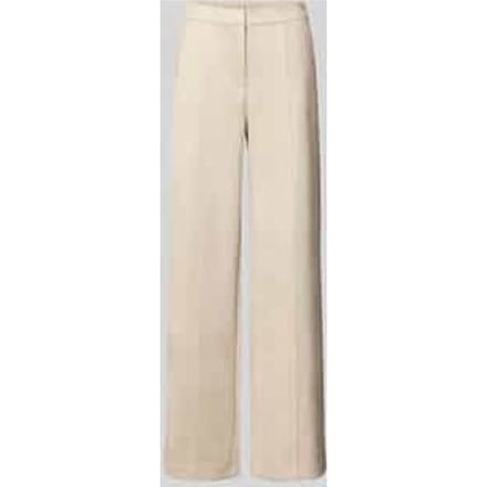 Stoffen broek met bandplooien