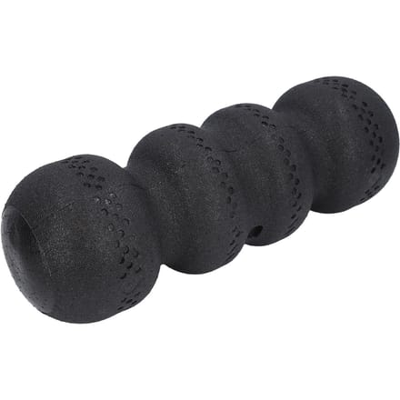 Foamroller 18 Inch Zwart EPP Hardheid 75 Gegroefd Ontwerp Spier Massage Roller voor Oefeningen black