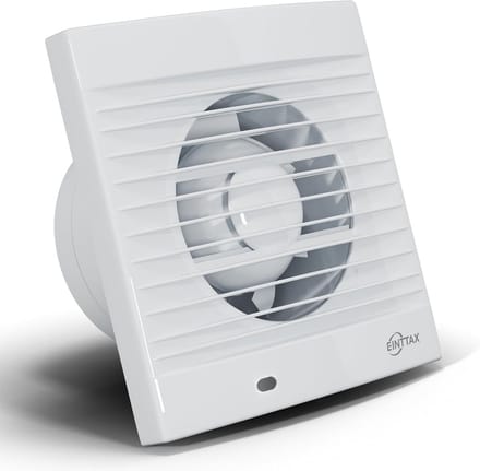 Stil Badkamerventilator 100 mm met Timer - Afzuiging voor Vocht en Geur