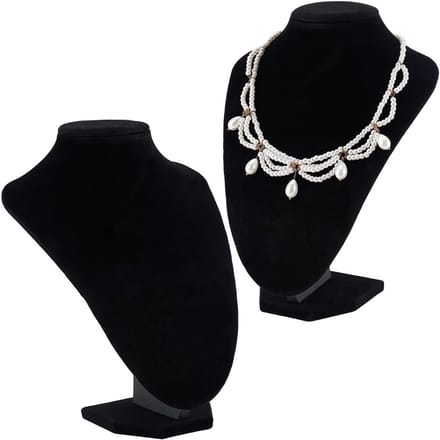 Elegante juwelier display bust voor kettingen, sieradenpresentatie en accessoires