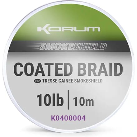 Korum Smokeshield Coated Braid 10m - Maat : 20lb