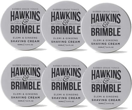 HAWKINS & BRIMBLE - Shaving Cream - 6 Pak - Voordeelverpakking