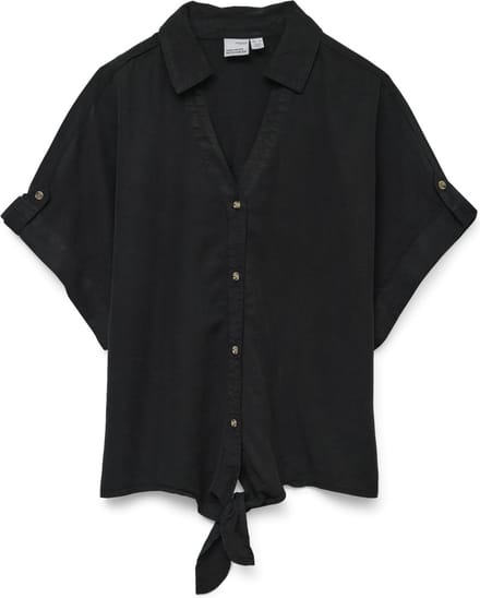VERO MODA - VMFLEUR SS BOW TENCEL SHIRT - Dames - Blouses