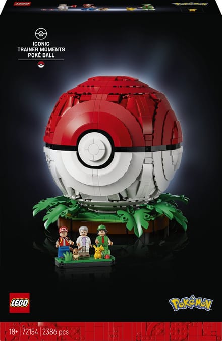 LEGO 72154 Pokémon Pokéball met Trainer scènes Bouwsets