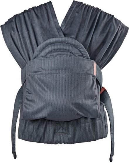 Infantino draagzak baby hybride Hug & Cuddle verstelbaar grijs comfort.