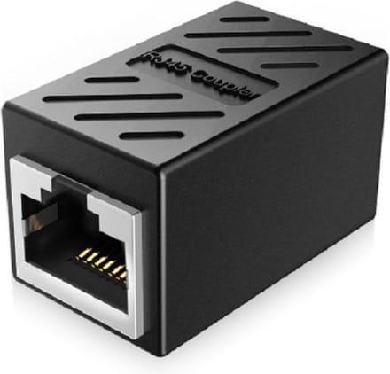 New Age Devi - Internet Kabel Splitter - 1-naar-1 - Netwerk Adapter - Ethernet Connector