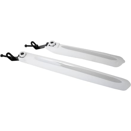 1 Paar Voor Achter Mountain Racefiets Fiets Spatbord Modderscherm Modderbeschermer Set (Wit) wit