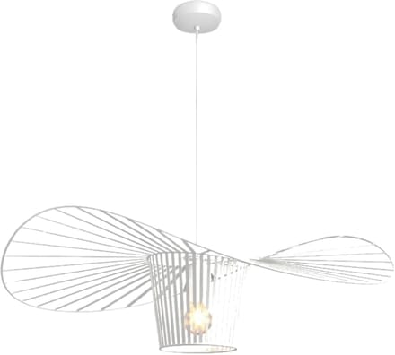 Zolta - Hanglamp - Modern Loft - Instelbare Hoogte - Wit - 80cm