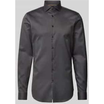 Slim fit zakelijk overhemd van premium kwaliteit met extra lange mouwen