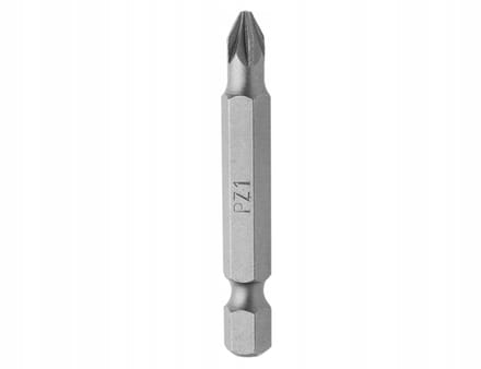 Pozidriv Bit PZ1 50mm CRV Staal - 3 Stuks