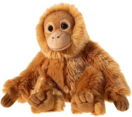 Heunec knuffel orang-oetan pluche 24cm - zachte knuffel aap.
