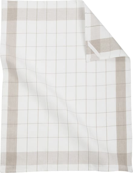 Theedoek - 4 stuks - 51x72 cm, taupe