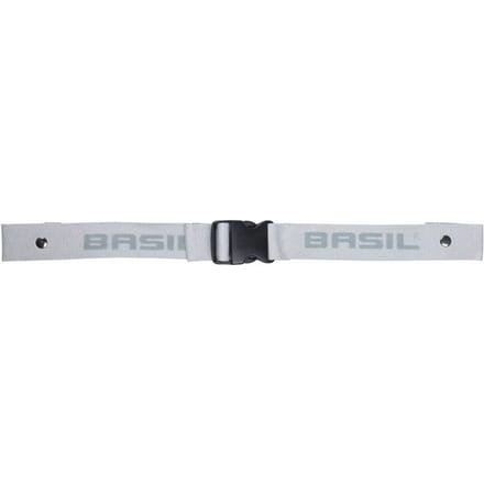 Basil Class Afneembare band met reflectie - Grijs