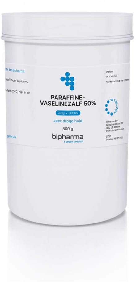 Bipharma Paraffine Vaselinezalf 50% - 500 gr