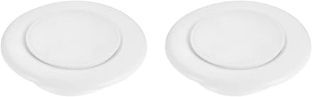 PVC Gatpluggen - Buisdoppen Rond - Leidingen Afwerken - Met Controleklep - 68 mm Buitendiameter - Wit
