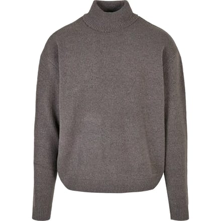 Urban Classics - Oversized Roll Neck Sweater/trui - L - Grijs