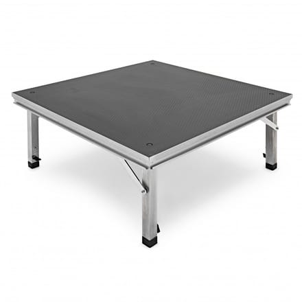 G4M Compact Stage Podiumplatform met Poten, 1 m x 1 m