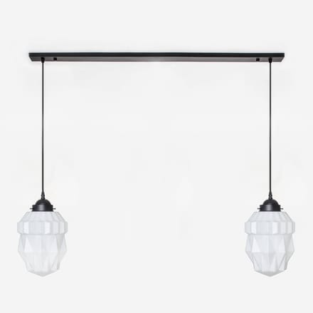 2 x Theatre lampen aan plafondbalk Moonlight - Art Deco Trade