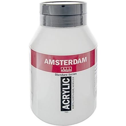 Amsterdam Standard Series Acrylverf Pot 1000 ml Titaanwit 105