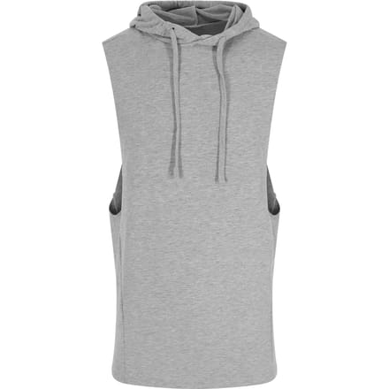 Just Cool Urban Sleeveless Muscle Hoodie JC053 - Sports Grey - XL