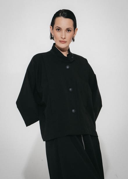Brooke jacket Sensitive tech fabric | Black - Black / S
