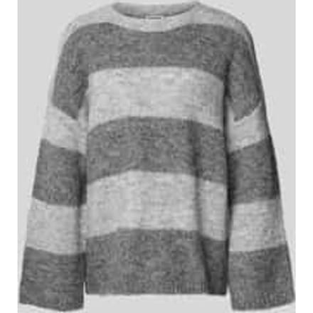 Oversized gebreide pullover met ribboorden, model 'SUTTON'