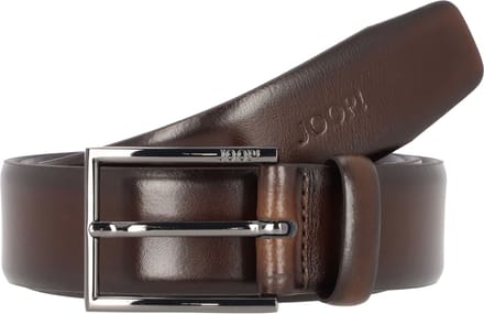 JOOP! Leren Riem Coll. Belt 3,5 CM Classic W115 D`Brown Donkerbruin