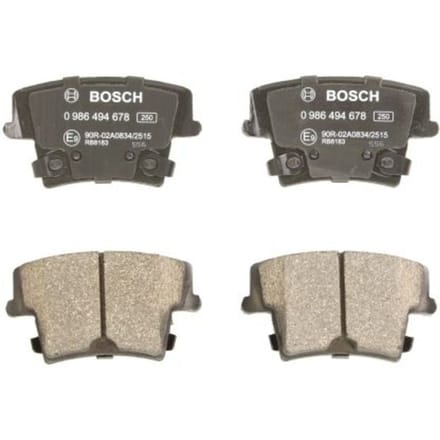 Remblokset BOSCH 0 986 494 678, achter
