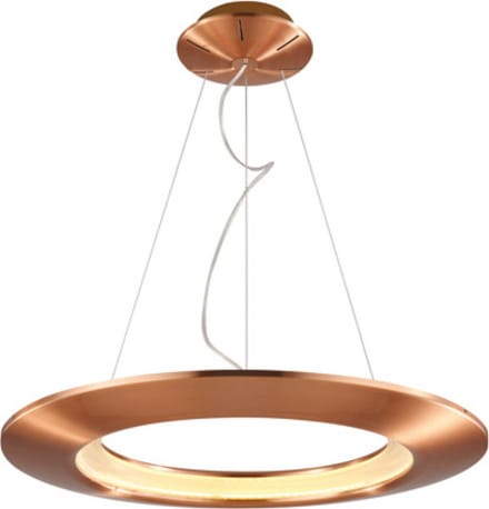 LED Hanglamp - Hangverlichting - Concepty - 41W - Natuurlijk Wit 4000K - Koper Aluminium