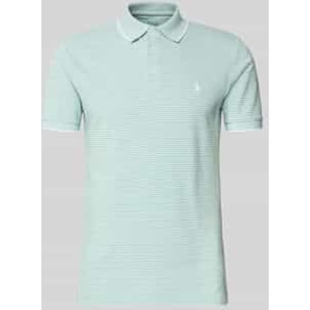 Slim fit Poloshirt van Katoenmix