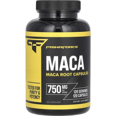 Primaforce, racine de MACA, 750 mg, 120 gélules