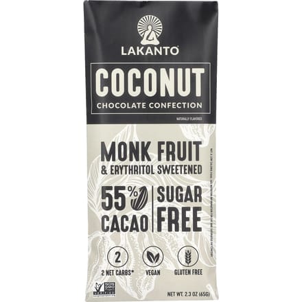 Lakanto, Kokos Chocolade Conditioner, 2,3 oz (65 g) white
